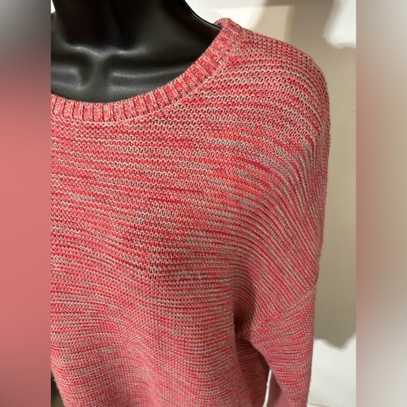 BDG coral & gray oatmeal sweater size S, crewneck oversized comfy, soft & cozy - Picture 1 of 9